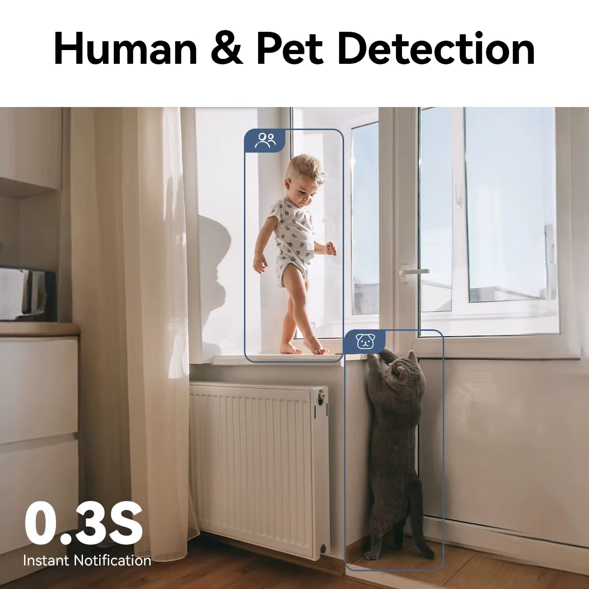 IMOU Ranger 2C Pro Telecamera Wifi Da 3 MP Sorveglianza Di Conversazione Bidirezionale Sicurezza 360 ° Copertura Telecamera per Chiamate One Touch Con Rilevamento Di Animali Domestici Umani