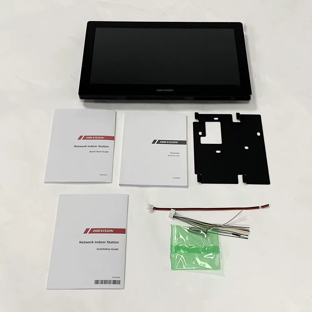 Hikvision DS-KH8520-WTE1 IP Indoor Station POE WIFI Video Intercom Monitor with 10-Inch Touch Screen
