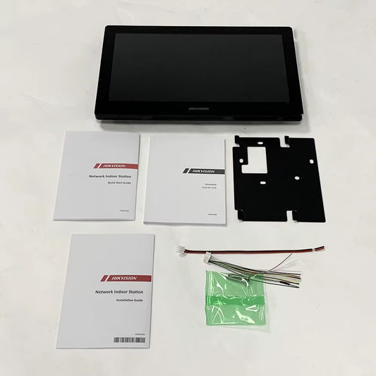 Hikvision DS-KH8520-WTE1 IP Indoor Station POE WIFI Video Intercom Monitor with 10-Inch Touch Screen