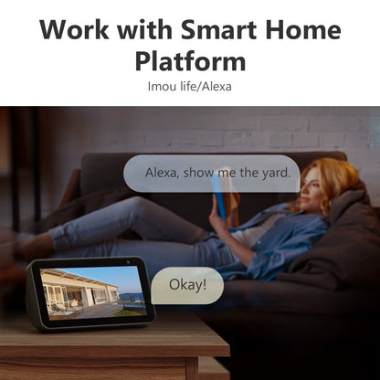 Cruiser SE+ 3MP Outdoor PTZ Wi-Fi Camera IP66 Weatherproof Camera Two Way Audio Colorful Night Vision AI Human Detection