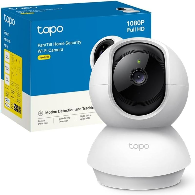 Tapo C200 Telecamera Wi-Fi Interno FHD, Videocamera Sorveglianza, Visione Nottur