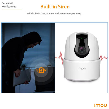 IMOU Ranger 2C 2MP/4MP Home Wifi 360 Camera Human Detection Night Vision Baby Security Surveillance Wireless IP Camera