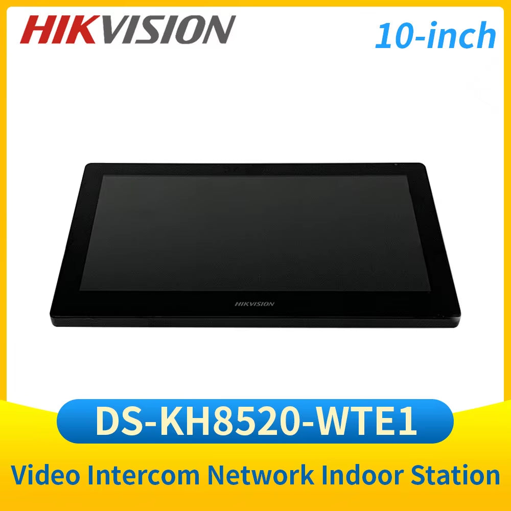 Hikvision DS-KH8520-WTE1 IP Indoor Station POE WIFI Video Intercom Monitor with 10-Inch Touch Screen