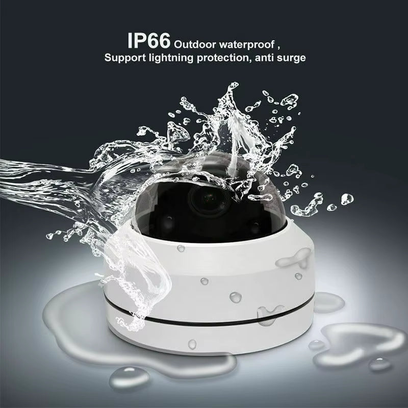 5.0MP Mini PTZ IP Camera Super HD 25660X1920 Pan/Tilt 5X Zoom IR Dome Camera Weatherproof Poe IP Cameras Hikvision Compatible
