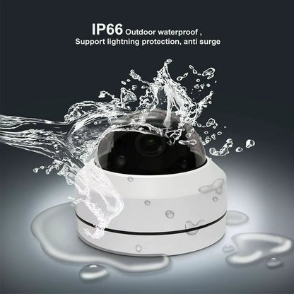 5.0MP Mini PTZ IP Camera Super HD 25660X1920 Pan/Tilt 5X Zoom IR Dome Camera Weatherproof Poe IP Cameras Hikvision Compatible