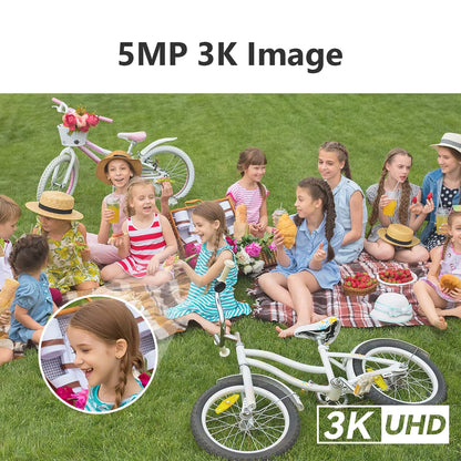 IMOU Cruiser SE+ 5MP 3K Wifi Camera Dual Antenna Outdoor IP66 Weatherproof Full Color Tracking Camera AI Human Detection Camera